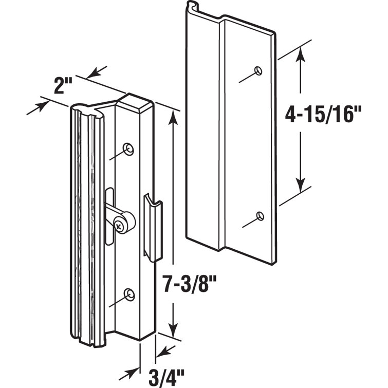 PrimeLine Sliding Door Clamp Type Latch Wayfair